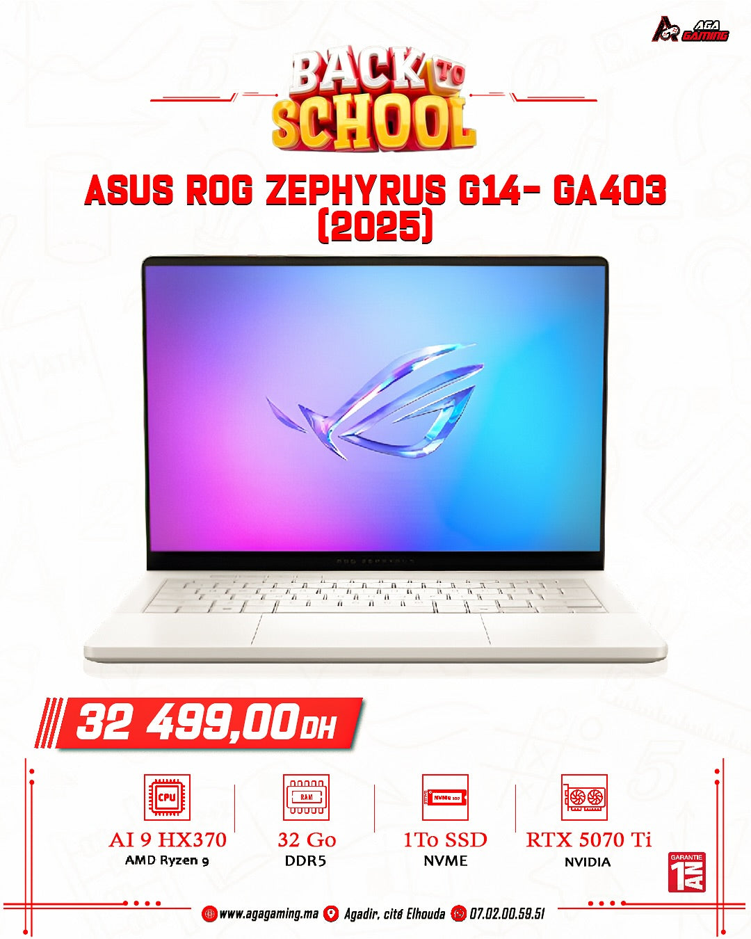ASUS ROG ZYPHYRUS G14 - GA403 2025 ASUS ROG ZYPHYRUS G14 - GA403 2025